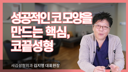 성공적인 코 모양을 만드는 핵심, 코끝성형_코끝성형